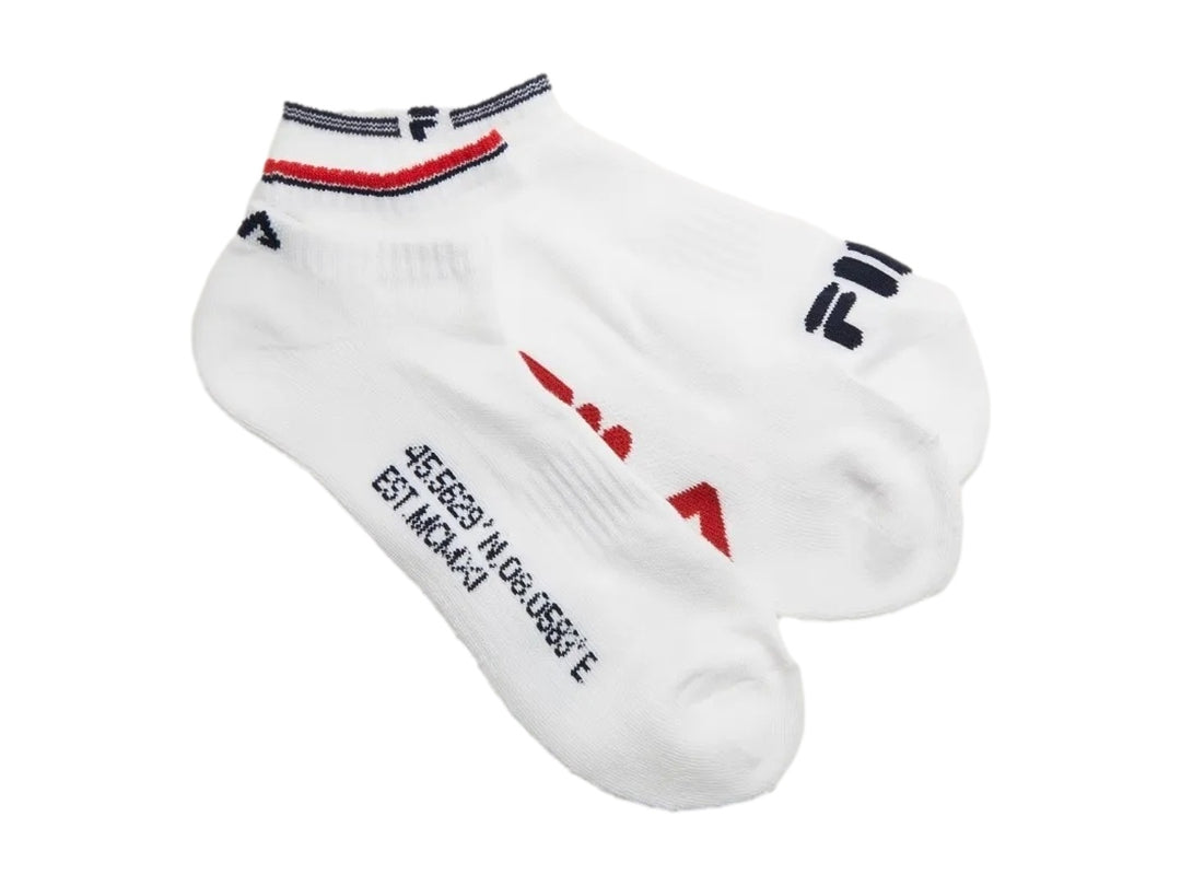 Calcetines FILA No Show Blancos para Hombre
