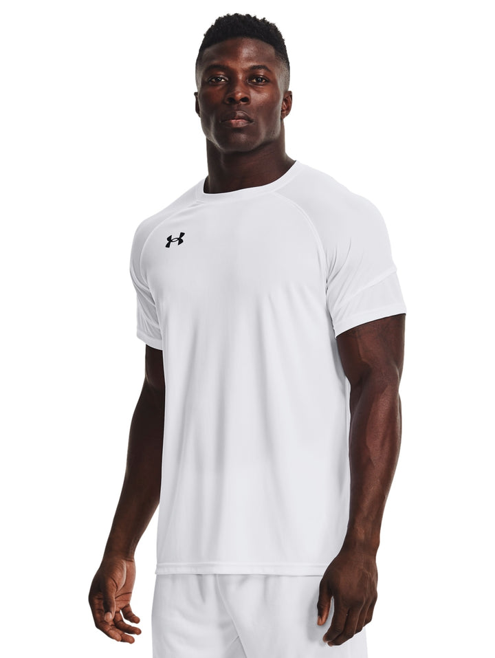 Playera Under Armour Golazo 3.0 Blanca y Negra