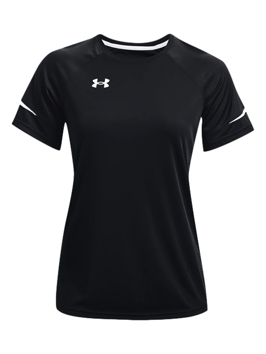 Playera Under Armour Golazo 3.0 Negro y Blanco para Mujer