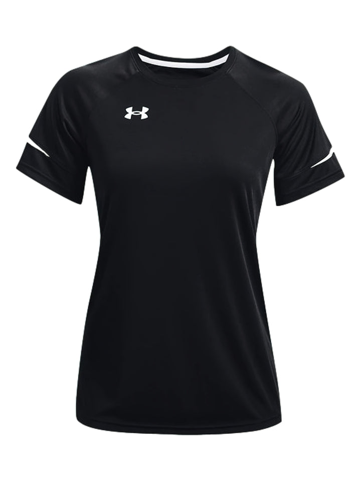 Playera Under Armour Golazo 3.0 Negro y Blanco para Mujer