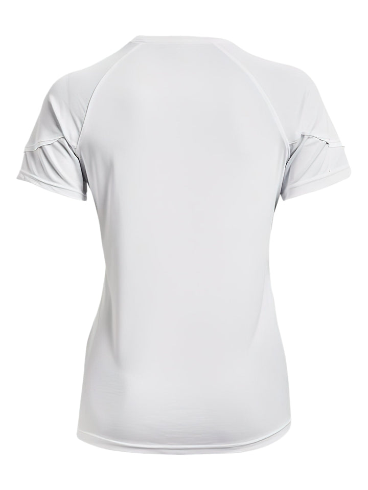 Playera Under Armour Golazo 3.0 Blanca y Negra para Mujer