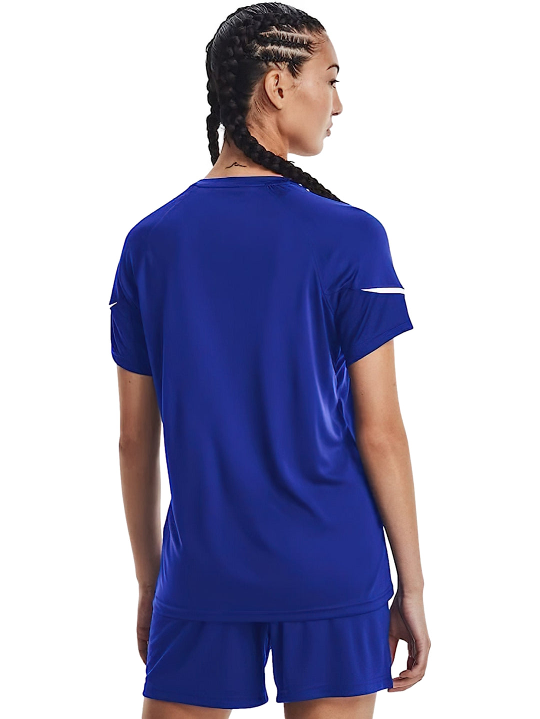 Under Armour Conjunto Jersey y Shorts Azul Royal y Blanco Mujer