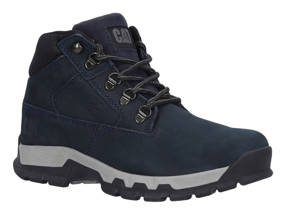 Botas Caterpillar Canton M4M color negro con suela gris para hombre.