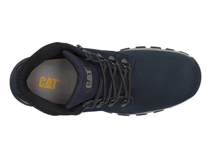 Botas Caterpillar Canton M4M color negro con suela gris para hombre.