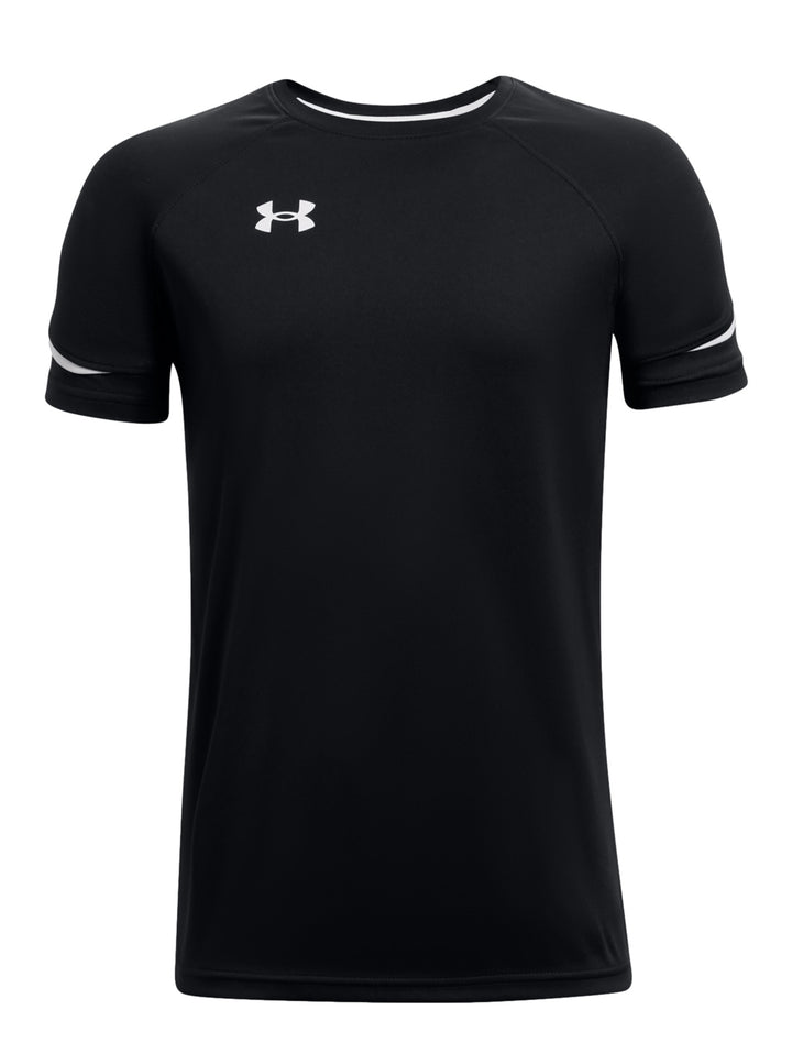 Playera Under Armour Golazo 3.0 Negro y Blanco para Nino