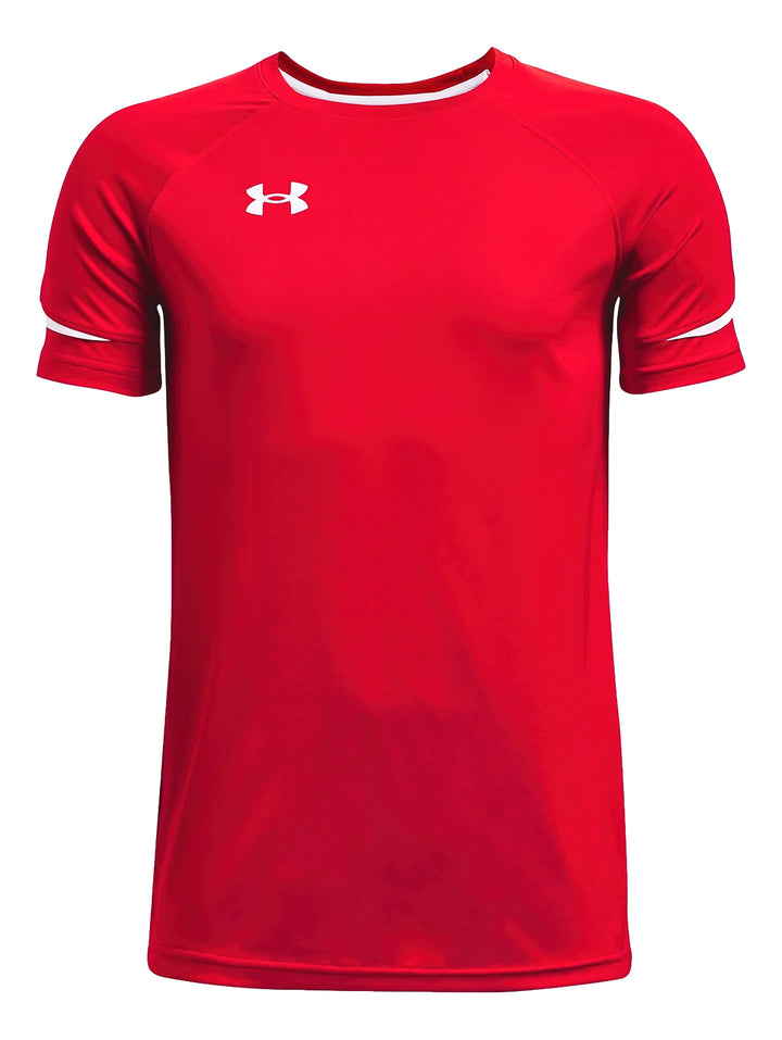 Playera Under Armour Golazo 3.0 Rojo y Blanco para Niño