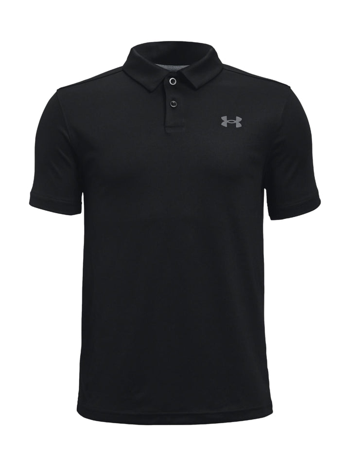 Playera Polo Under Armour Performance Negro para Nino