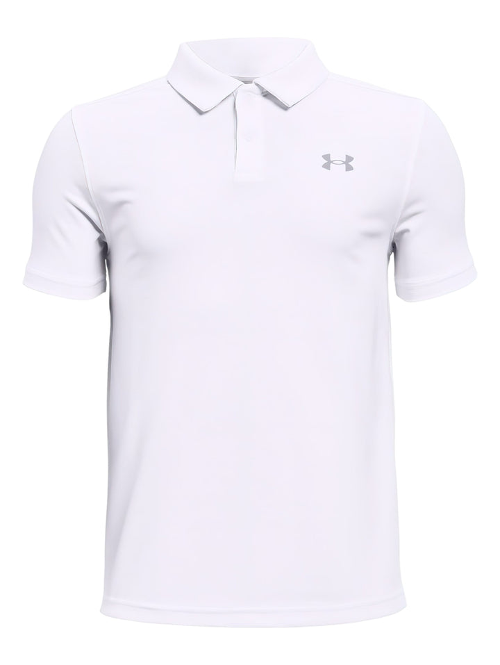 Playera Polo Under Armour Performance Blanco para Nino