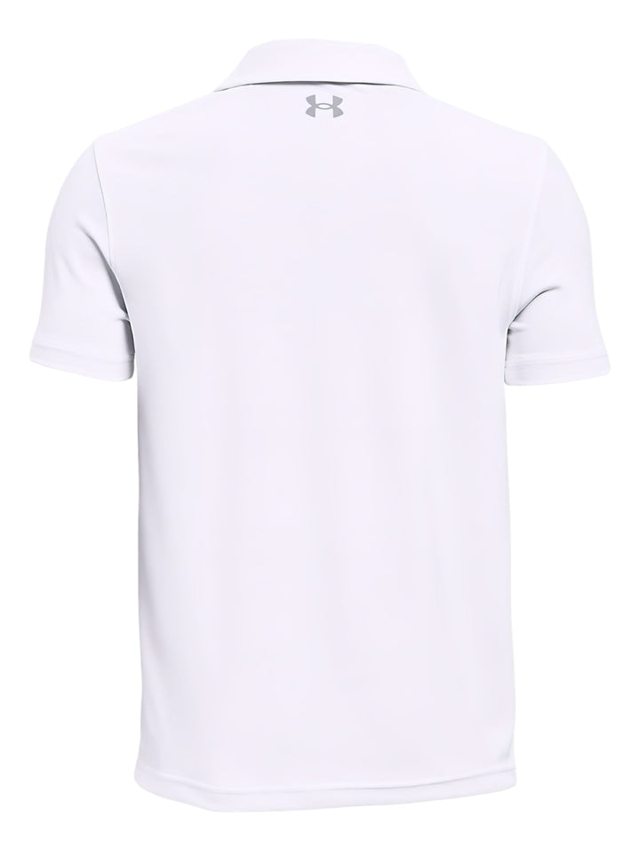 Playera Polo Under Armour Performance Blanco para Nino