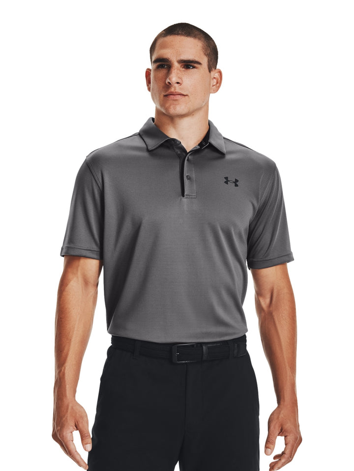 Playera Polo Under Armour Tech Gris para Hombre