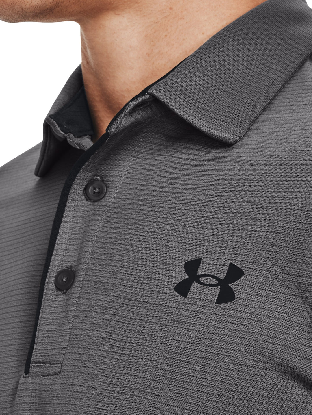 Playera Polo Under Armour Tech Gris para Hombre
