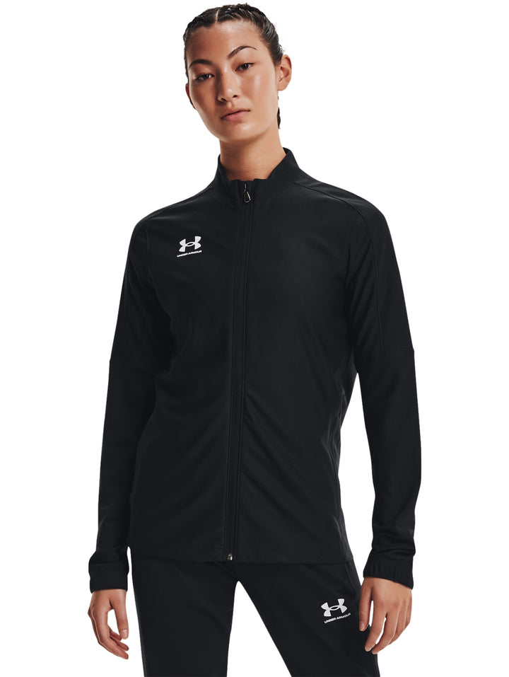 Chamarra Deportiva Under Armour Challenger Negro/Blanco para Mujer