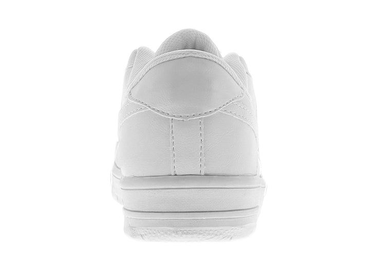 Tenis blancos de la marca Panam, estilo casual y deportivo con suela plana y cordones.