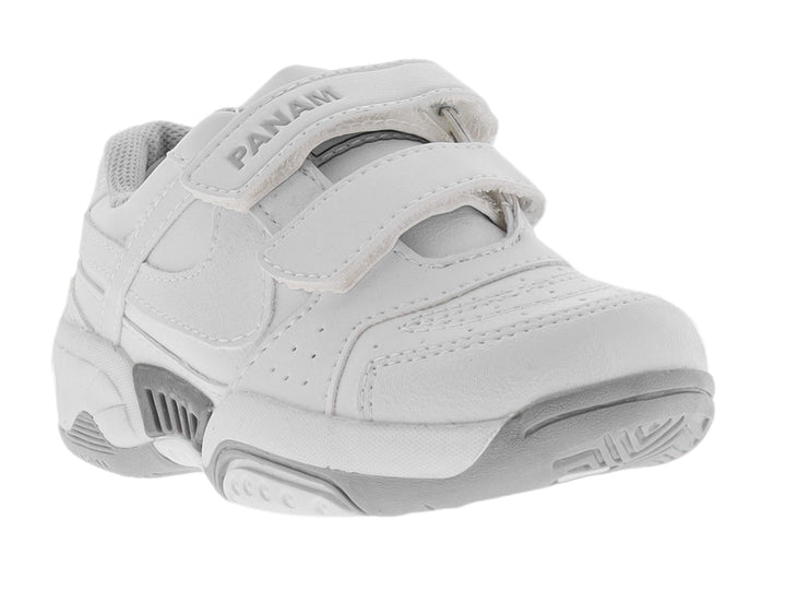 Tenis Panam Blanco y Gris para Niño