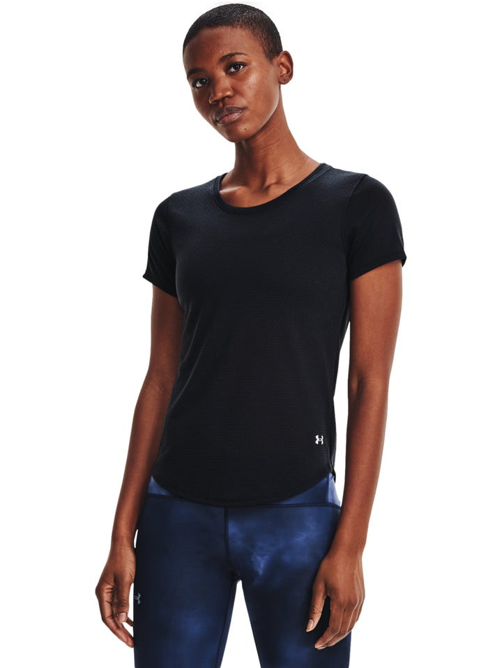 Playera Under Armour UA Streaker Negro para Mujer