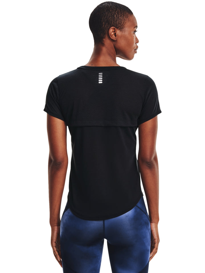 Playera Under Armour UA Streaker Negro para Mujer