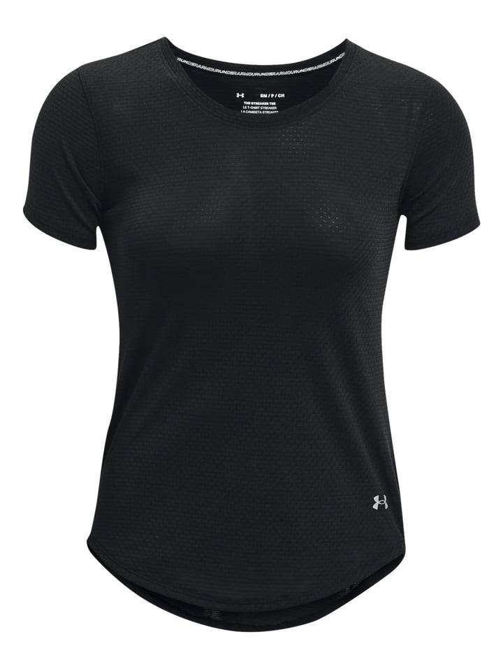 Playera Under Armour UA Streaker Negro para Mujer