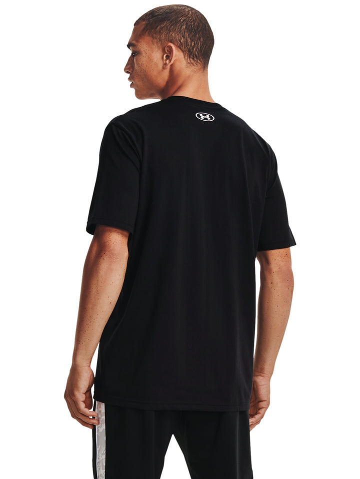 Playera Under Armour UA ABC Camo Boxed Logo Negra para Hombre