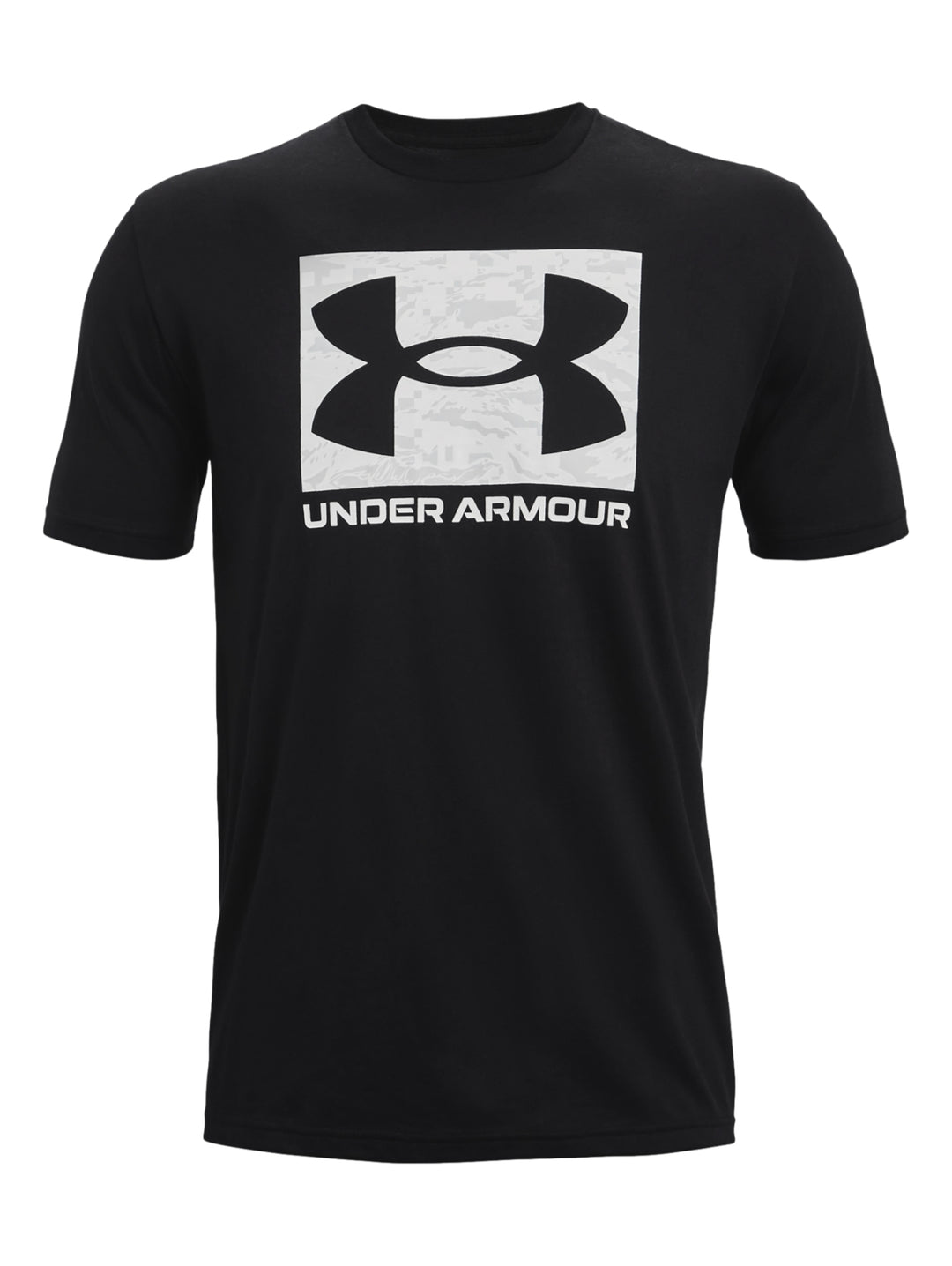 Playera Under Armour UA ABC Camo Boxed Logo Negra para Hombre