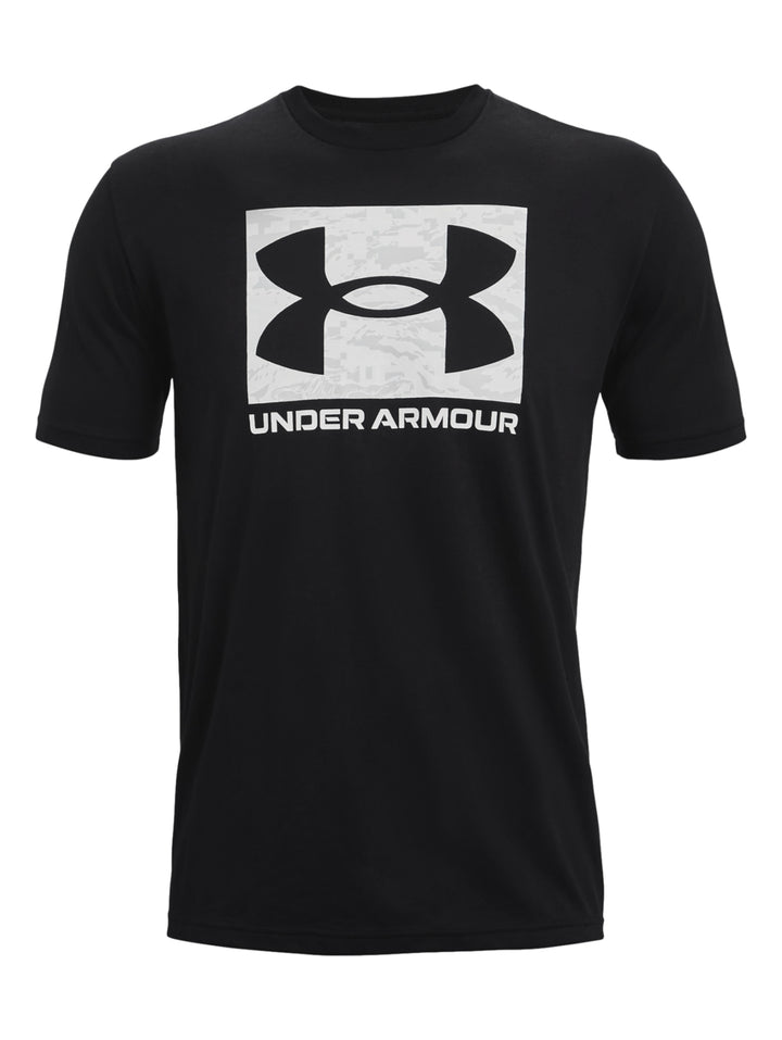 Playera Under Armour UA ABC Camo Boxed Logo Negra para Hombre