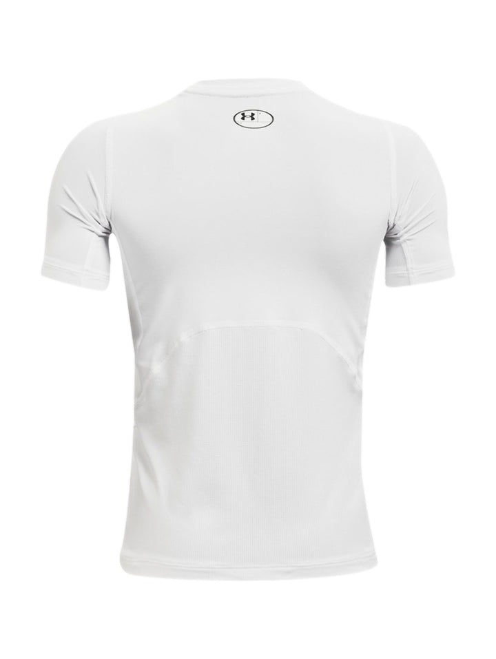 Playera Under Armour UA HG SS Blanca para Nino