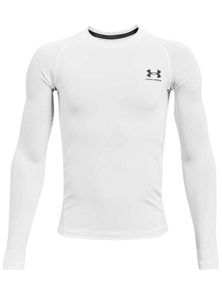 Under Armour Playera Manga Larga Blanca para Nino