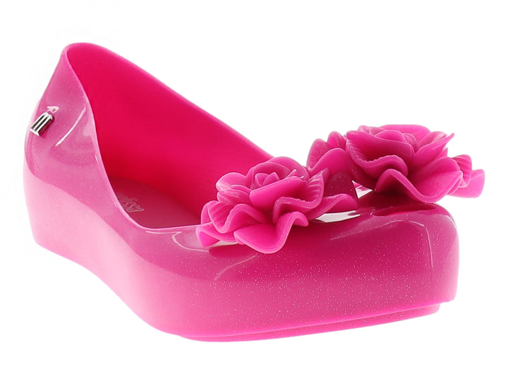 Sandalias Mini Melissa Rosa Oscuro para Niña