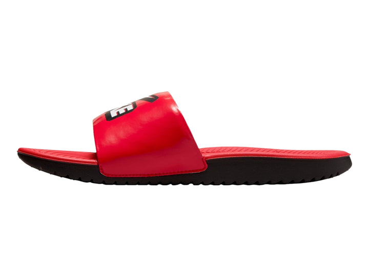 Sandalias Nike Kawa Slide Fun Rojo y Blanco para Nino