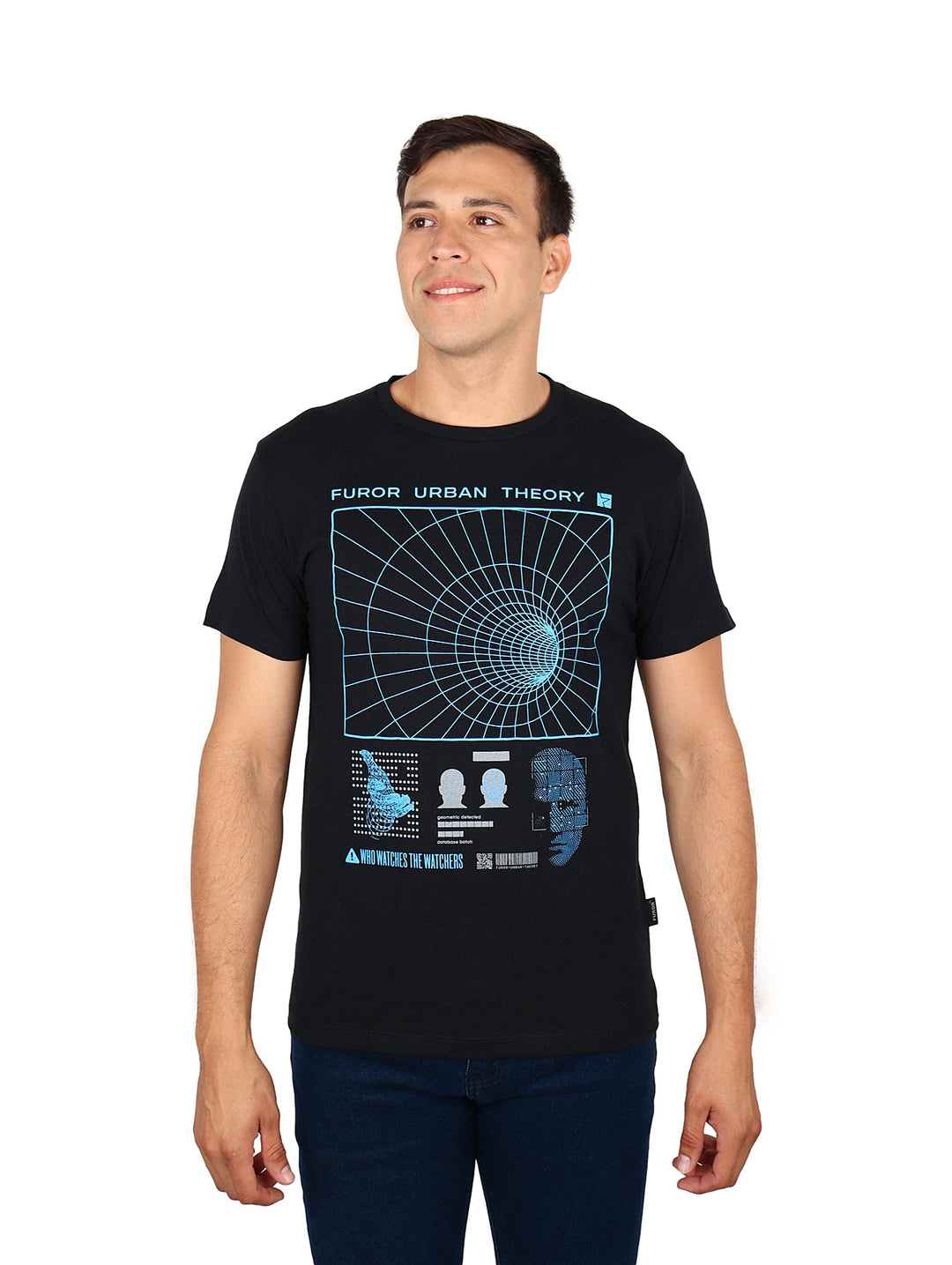 Playera Furor Technical Negro para Hombre