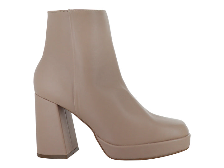 Botines Casuales Lady Paulina Color Beige para Mujer