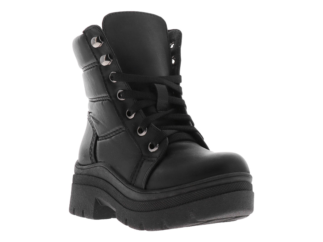 Botas Combat Nomadas Negro para Niña