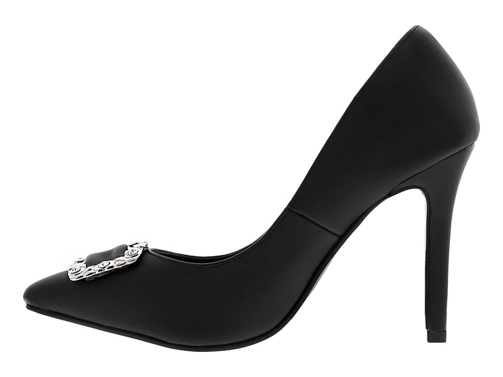 Zapatillas Stiletto OYYI Negro para Mujer