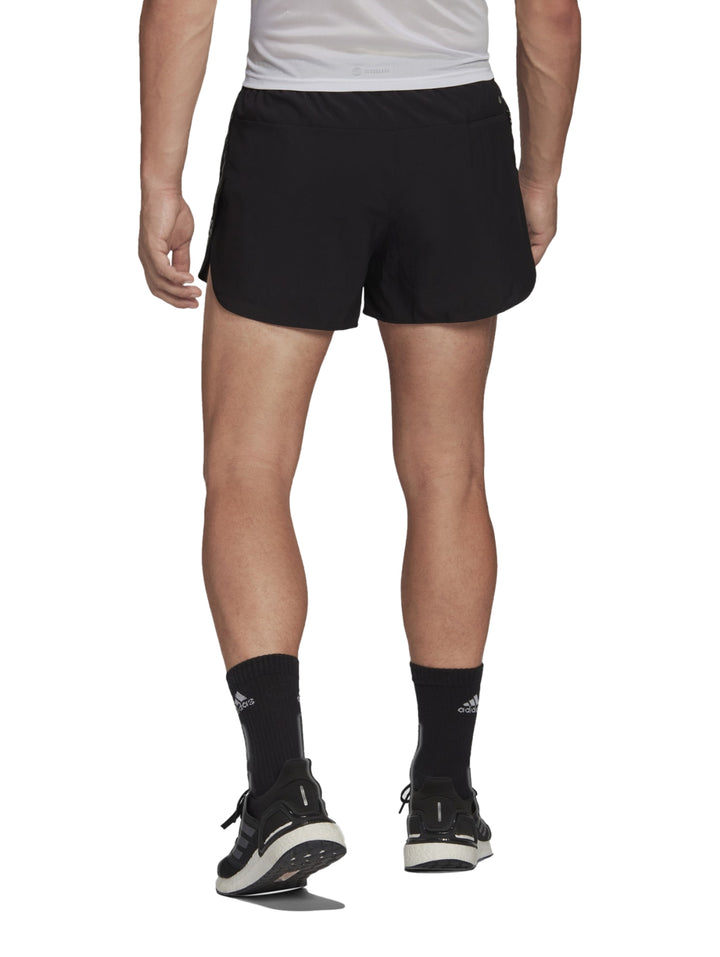 Shorts Adidas Running Negro Plata para Hombre
