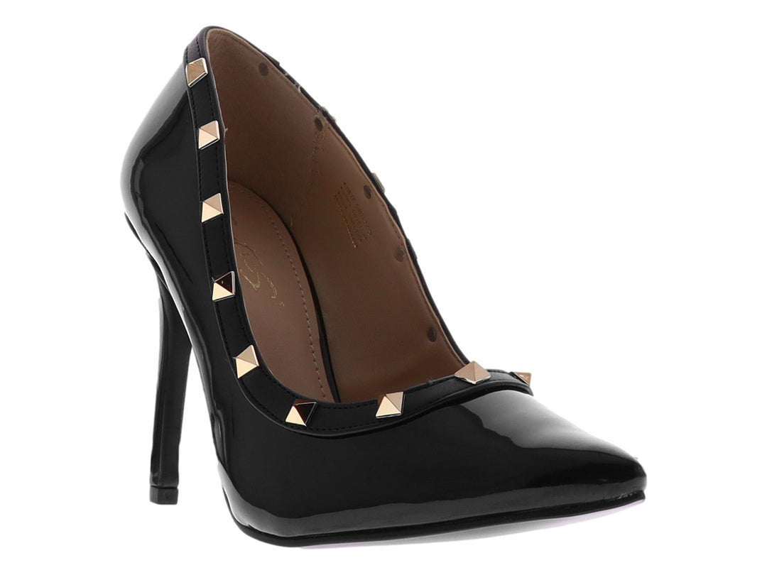 Zapatillas de Tacón Senties Negro Charol