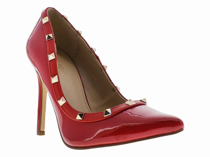 Zapatillas Senties Charol Rojo para Mujer
