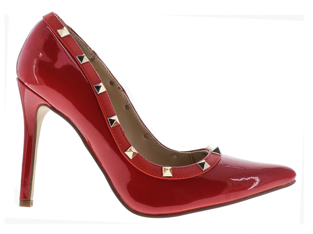 Zapatillas Senties Charol Rojo para Mujer