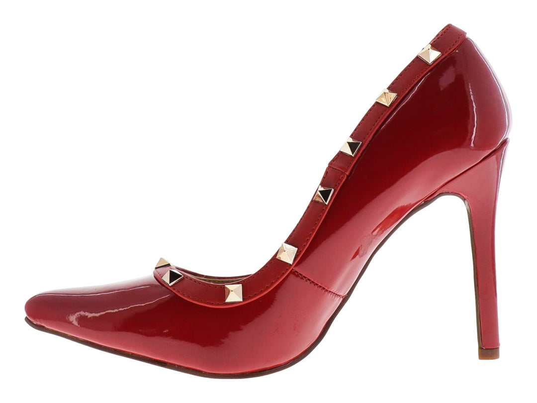 Zapatillas Senties Charol Rojo para Mujer