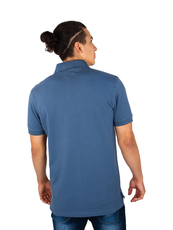 Playera Polo Tommy Hilfiger Azul Faded Indigo