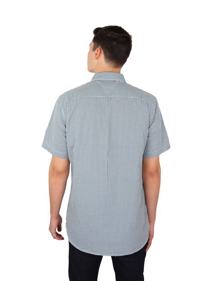 Camisa Tommy Hilfiger Classic Gingham Azul y Blanco para Hombre