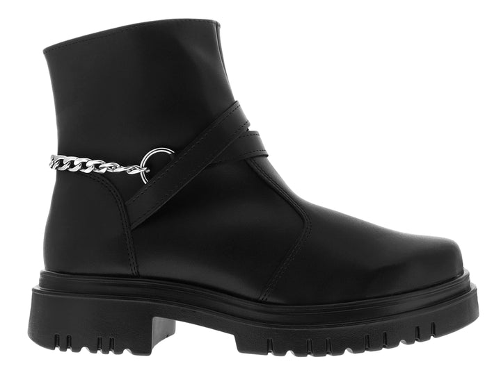Botines Casuales Green Love Negro Napa