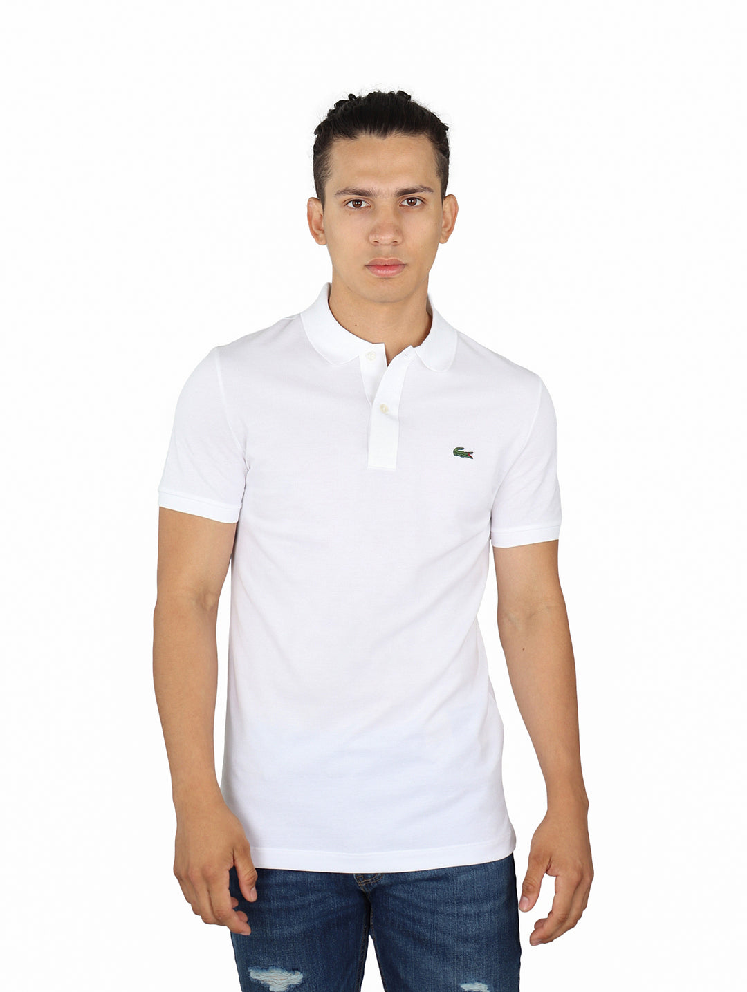 Playera Polo Lacoste Blanco para Hombre