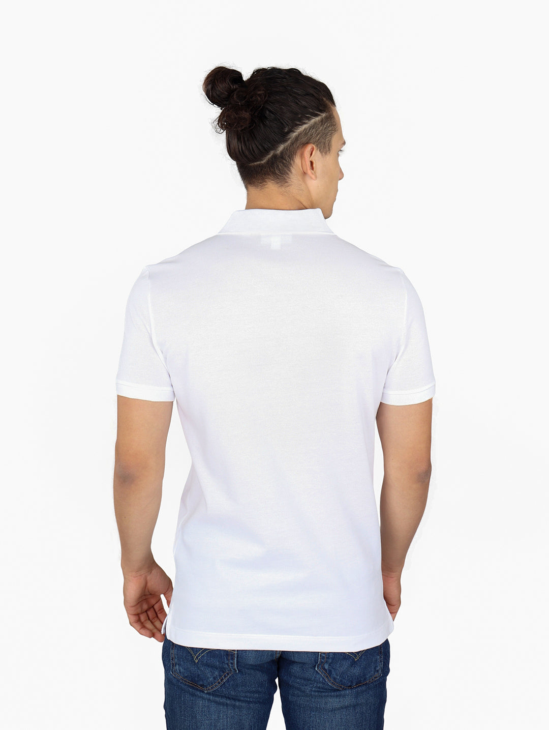 Playera Polo Lacoste Blanco para Hombre