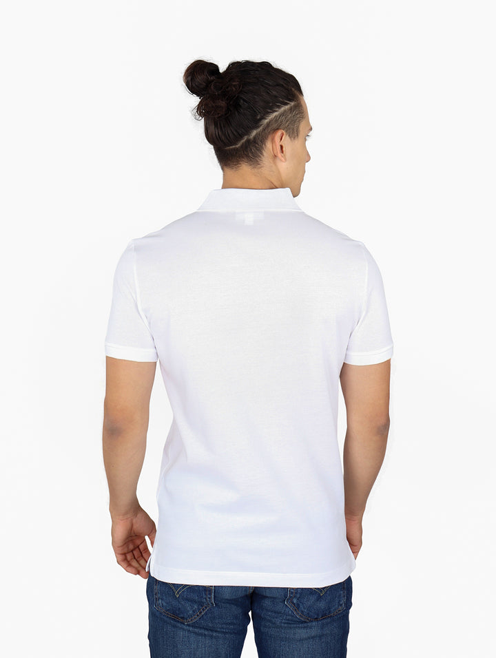 Playera Polo Lacoste Blanco para Hombre