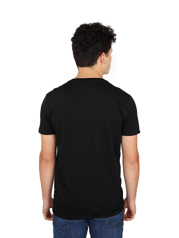 Playera Lacoste Cuello V Negro para Hombre