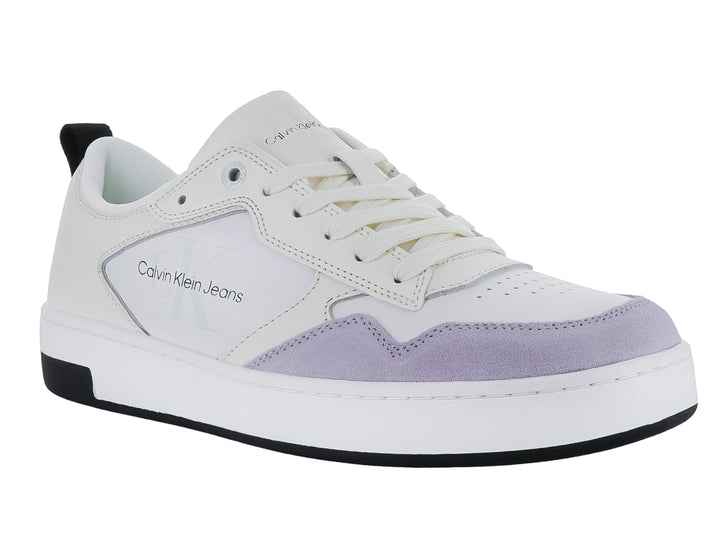 Tenis Calvin Klein Marfil y Gris para Hombre
