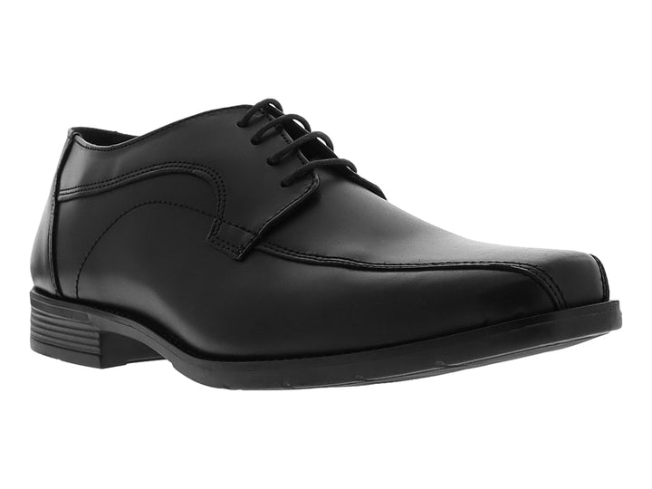 Zapato formal para Hombre en color negro con cordones y acabado brillante.