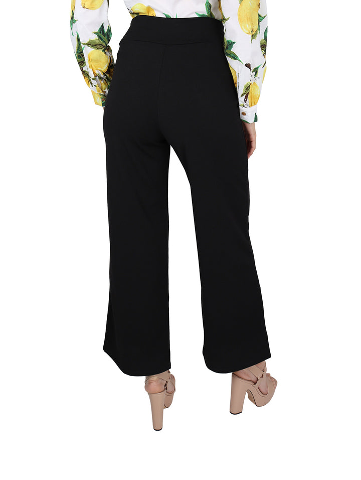 Pantalón Recto Vanidad Negro para Mujer