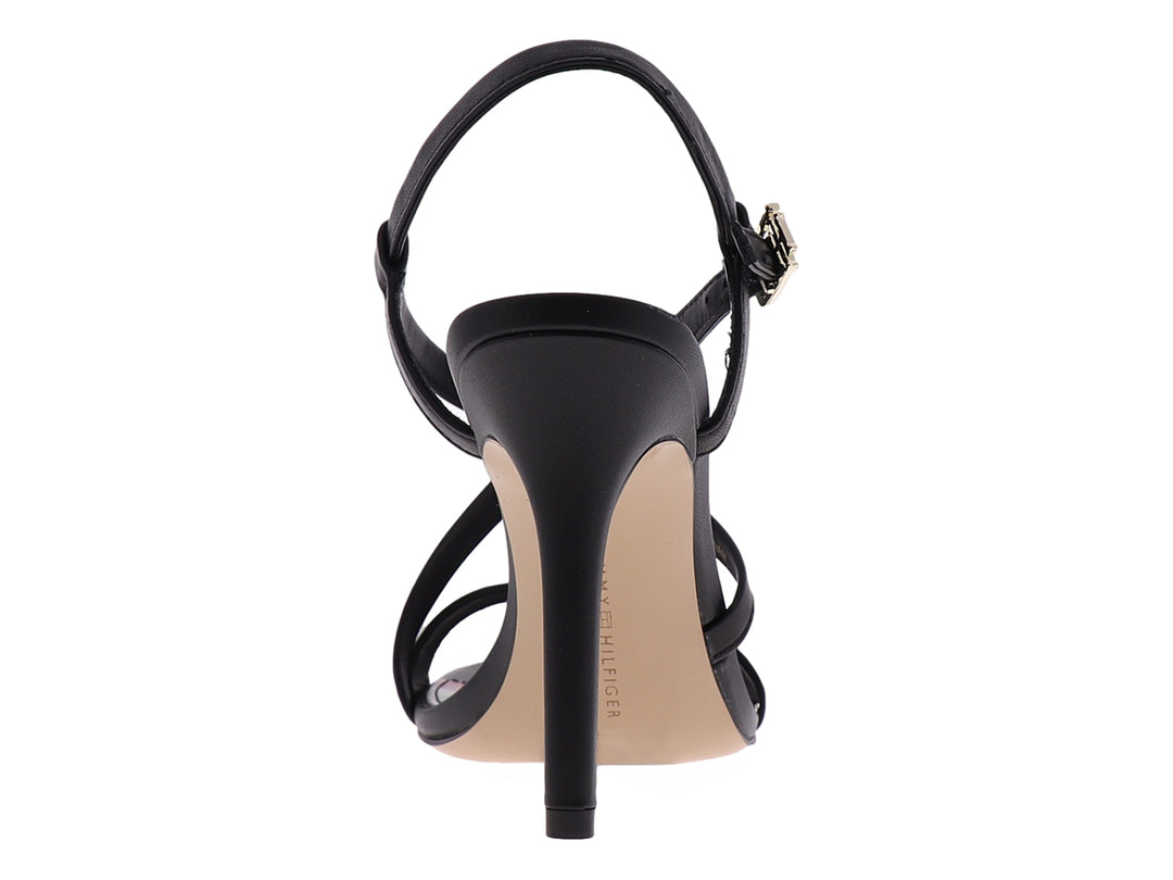 Sandalias Tommy Hilfiger Negro Tacón Alto Mujer
