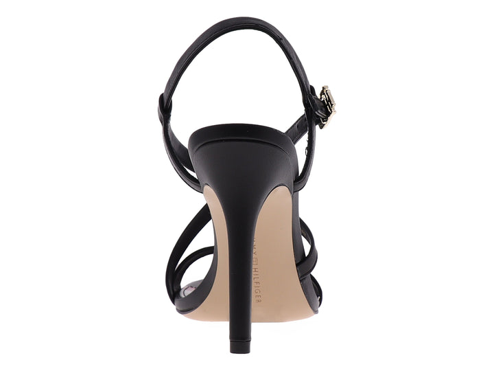 Sandalias Tommy Hilfiger Negro Tacón Alto Mujer