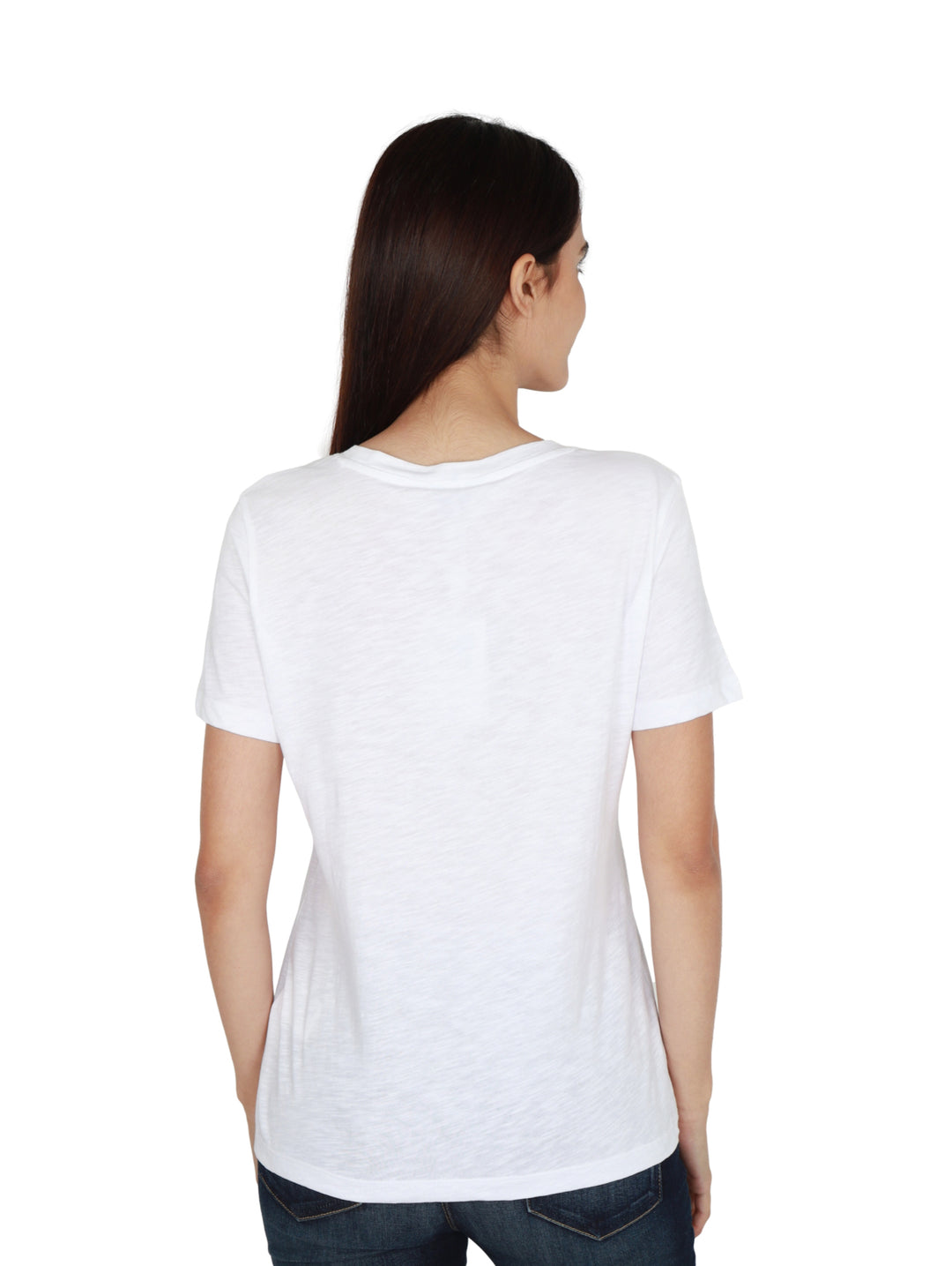 Playera Tommy Hilfiger Regular Motion Flag Blanca para Mujer